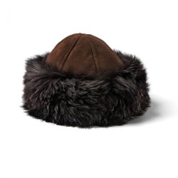 Luksus lammeskindshue - model Marina