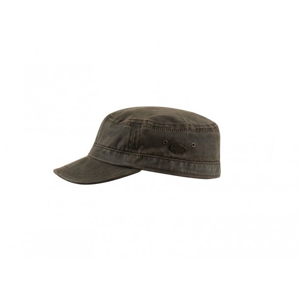 Army cap med oilskins look