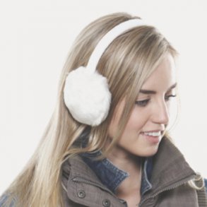 �revarmer med kunstpels - justerbar b�jle - flere farver