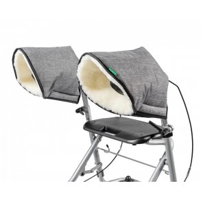 Rollator hndvarmer i lammeskind