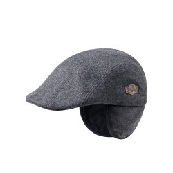 MJM vinterkasket med �reklapper - model Maddy El Wool Mix