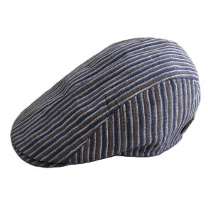 MJM herrekasket - model Daffy 3 Blue Stripe