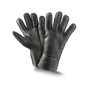 Fingerhandske i lammeskind - vandafvisende overflade udvendig