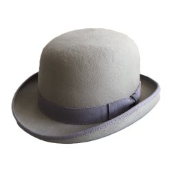 Bowlerhat til damer og herrer - fra White Collection