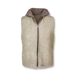 Vendbar uldvest til herrer