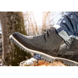 Vinterstvle til damer, foret med lammeskind - model Timba Filt