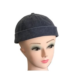 Forvasket Beanie til damer og herrer