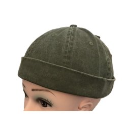 Forvasket Beanie til damer og herrer