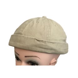 Forvasket Beanie til damer og herrer