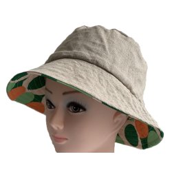 Sol- og regnhat - vendbar