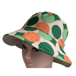 Sol- og regnhat - vendbar