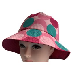 Sol- og regnhat - vendbar