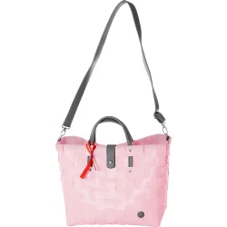 Taske af genbrugsplast med skulderrem fra Witzgall - ideel til indk�b, skovtur, badet�j m.m.