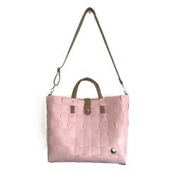 Taske af genbrugsplast med skulderrem fra Witzgall - ideel til indkb, skovtur, badetj m.m.