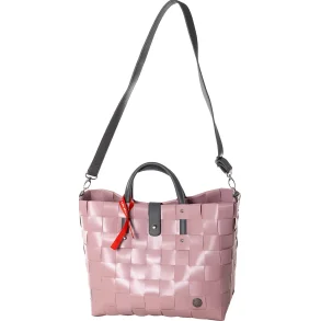 Taske af genbrugsplast med skulderrem fra Witzgall - ideel til indk�b, skovtur, badet�j m.m.