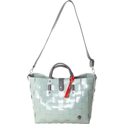 Taske af genbrugsplast med skulderrem fra Witzgall - ideel til indk�b, skovtur, badet�j m.m.