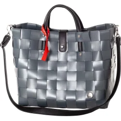 Taske af genbrugsplast med skulderrem fra Witzgall - ideel til indk�b, skovtur, badet�j m.m.