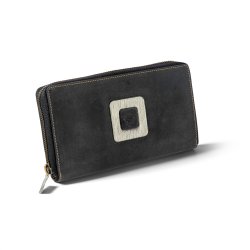 Pengeseddel- og kortpung i gte koskind