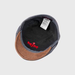 MJM herrekasket - model Broker 32 Mix Blue