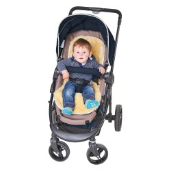 Behageligt lammeskind til barnevogn og klapvogn