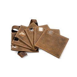 Glasskner i koskind 6 pack - model Milano