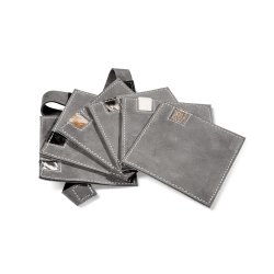 Glasskner i koskind 6 pack - model Milano