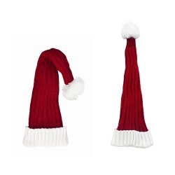 Nissehue - ribstrikket - flere farvekombinationer - to strrelser