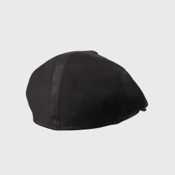 MJM skindkasket med pynteknap - model Rebel Nappa Wax