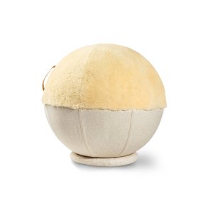 Ryg- sidde og gymnastik bold med lammeskind