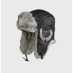 Polarhue i skind med kaninpels fra MJM