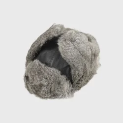 Polarhue i skind med kaninpels fra MJM