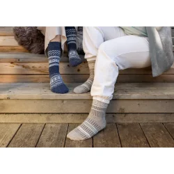 Sokker med alpakauld - leveres som 2-pack