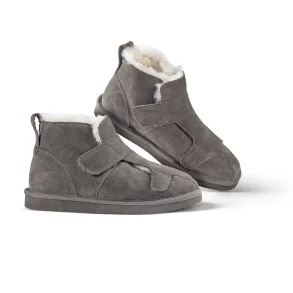 Fellhof hjemmesko med velcrolukning - model Sanis Plus